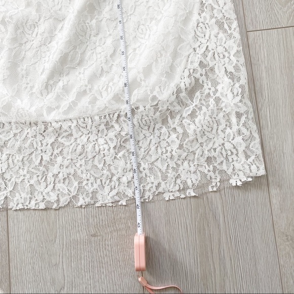 CottageCore Lace Maxi Skirt (lined) - Picture 5 of 5